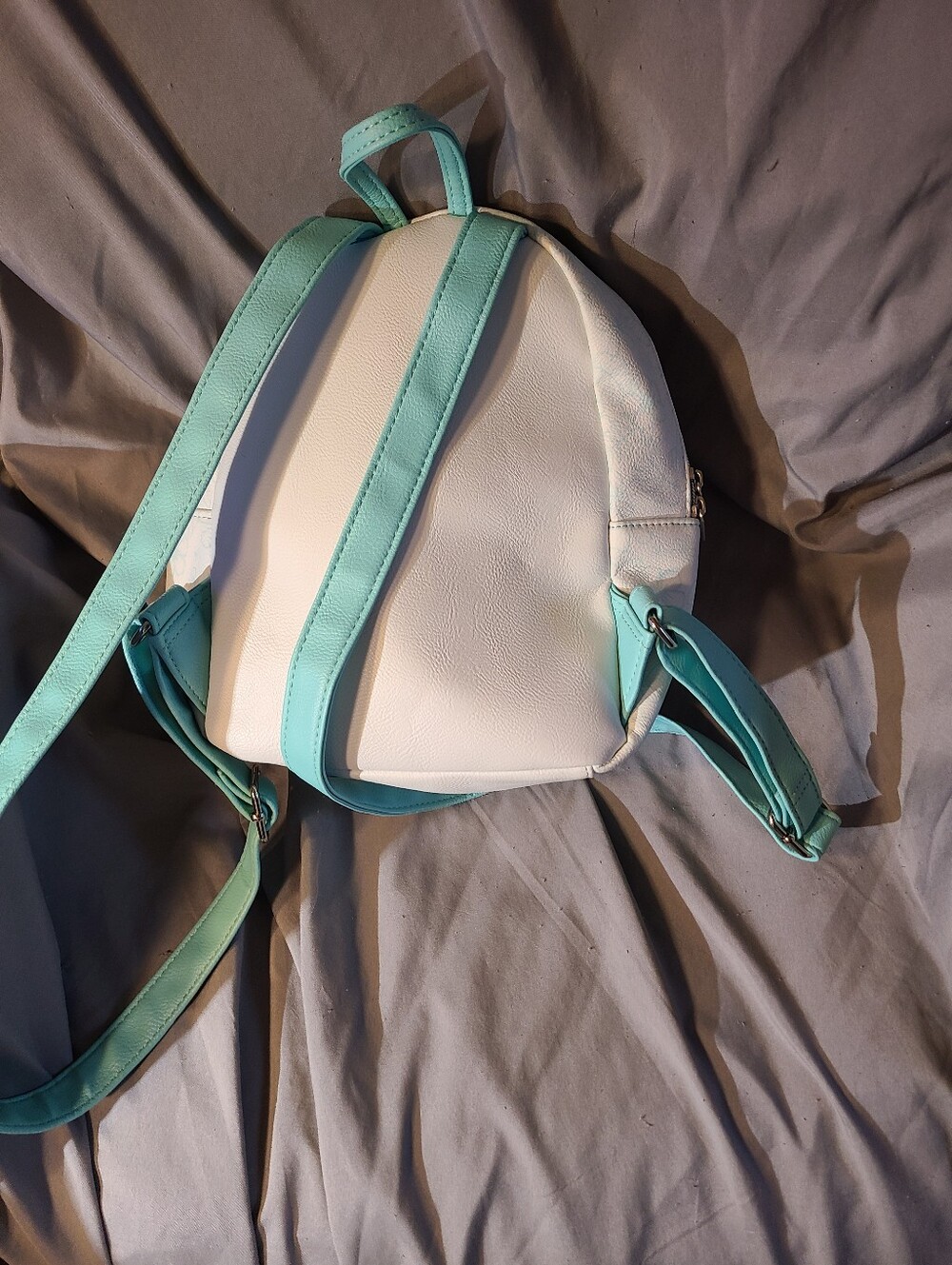Disney Stitch Mini Backpack - Light Teal/White - Picture 3 of 7